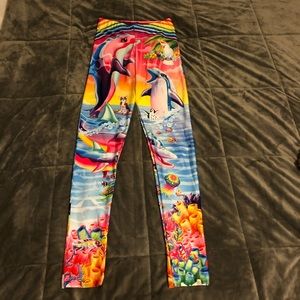 Pants & Jumpsuits - Lisa frank yoga pants size small (2-4) Pants & Jumpsuits - Lisa frank yoga pants size small (2-4)